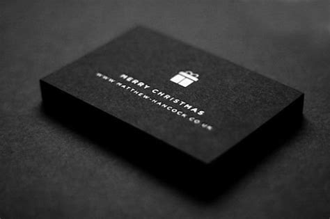 Design Process for Matte Black Business Cards