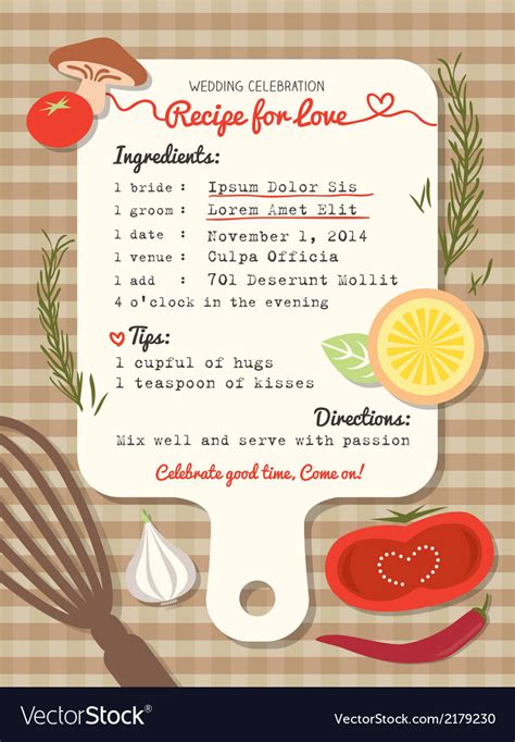 Designing an Editable Recipe Card Template