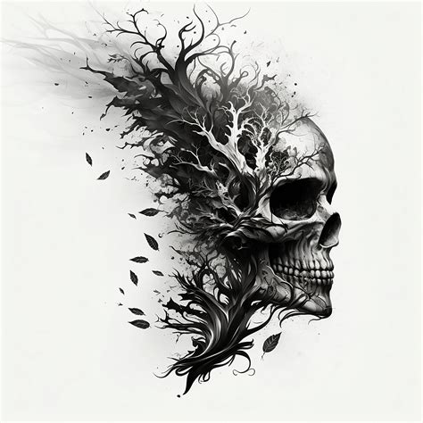 Creating a Unique Skull Tattoo