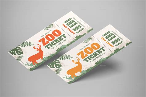 Designing Your Own Free Zoo Ticket Template