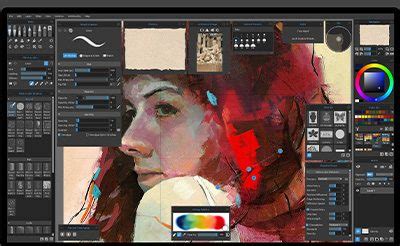 Digital drawing software for creating comics