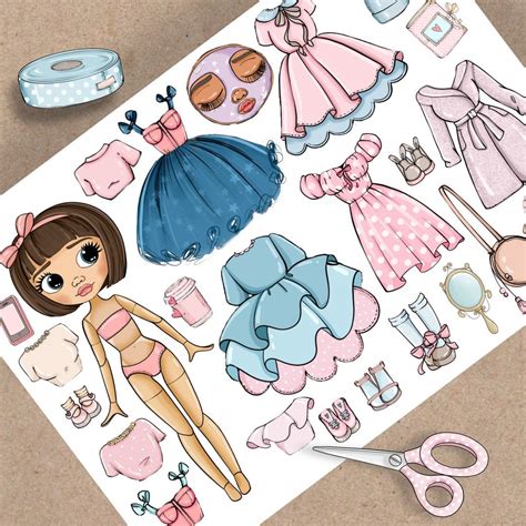 Digital Paper Dolls