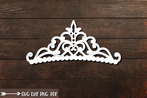 Digital Princess Crown Template