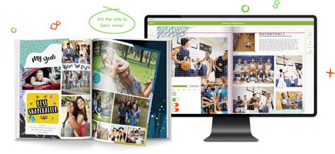 Digital yearbook template