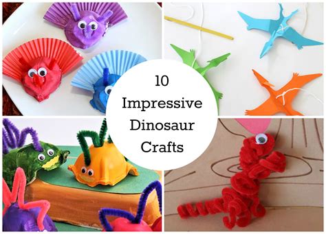 Dinosaur craft ideas for kids to make at home