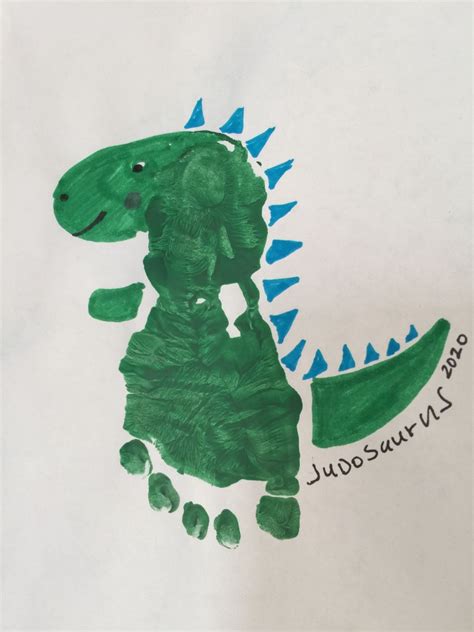 Dinosaur Footprint Printable Template Ideas