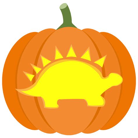 Dinosaur pumpkin printable