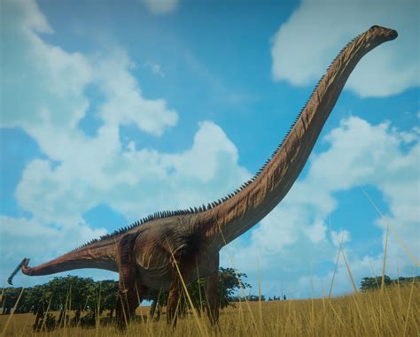 Diplodocus, a long and gentle herbivore