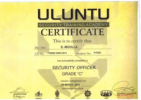 Diploma Security