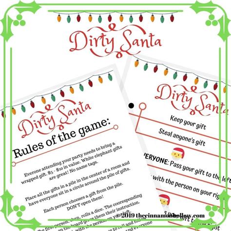 Dirty Santa Game Ideas