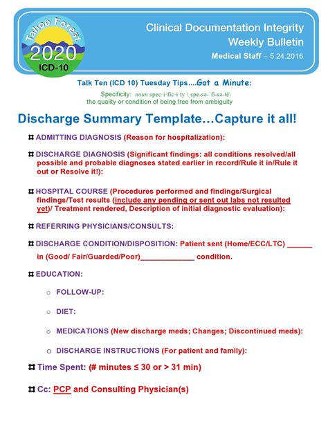 Discharge Report