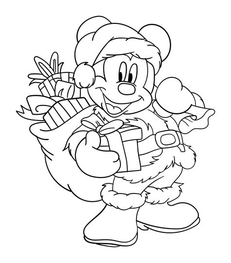 Disney Christmas coloring pages printable benefits