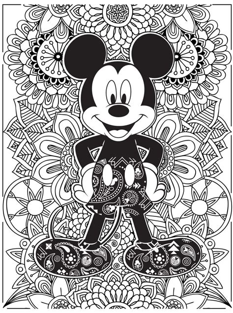 Disney coloring pages for adults