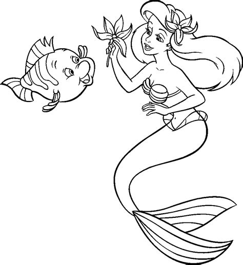 The Little Mermaid coloring page