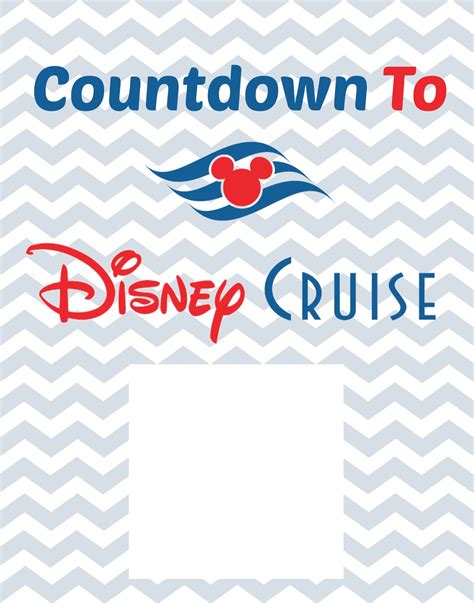 Disney cruise countdown calendar