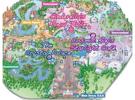 Disney Dining Map