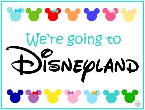 Disneyland Printable 2