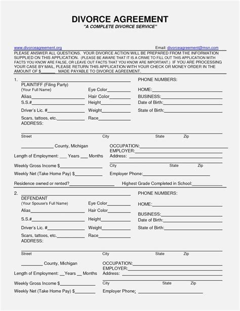 Ohio Divorce Forms and Documents