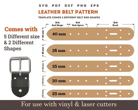 DIY Belt Templates