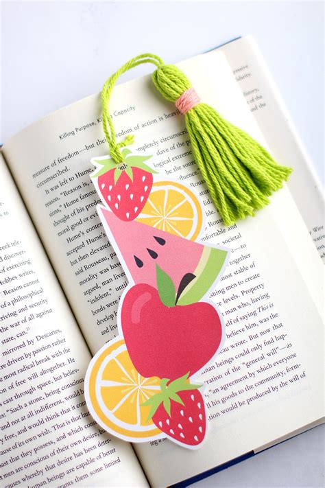 DIY bookmark template