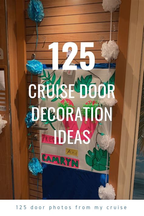 DIY cruise door decorations