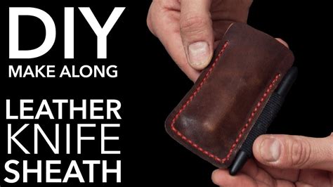 DIY pocket knife sheath