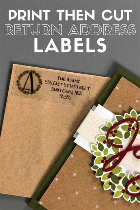 DIY Return Address Labels