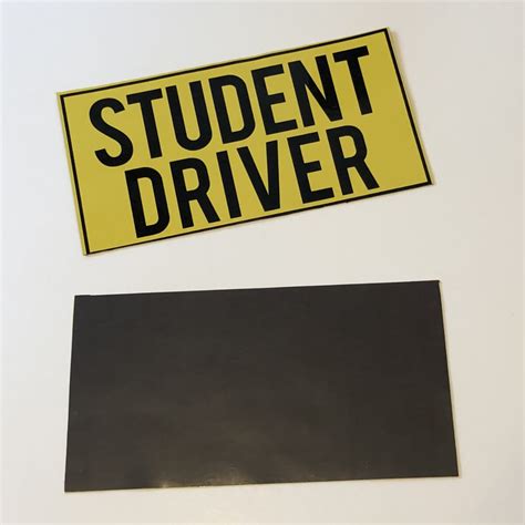 DIY Student Driver Signs