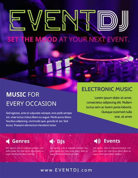 DJ Flyer Templates Ideas