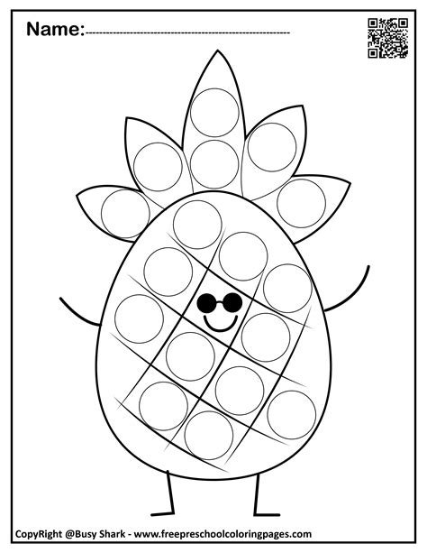 Do A Dot Printables for Preschoolers