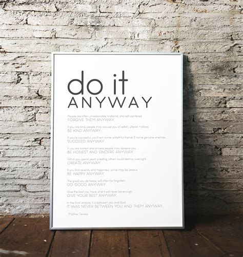 Do It Anyway Printable