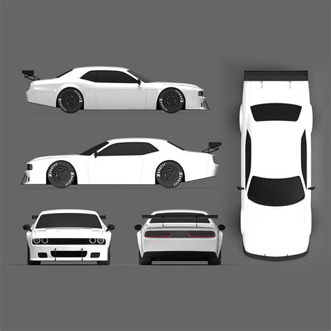 Dodge Challenger Template