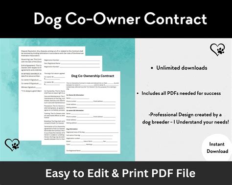 Dog Breeder Contract Template 8