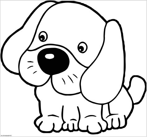 Dog coloring pages for kids