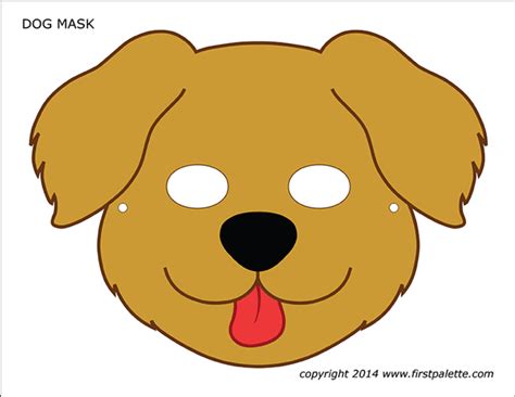 Dog mask printable templates