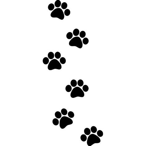 Dog Paw Print Template