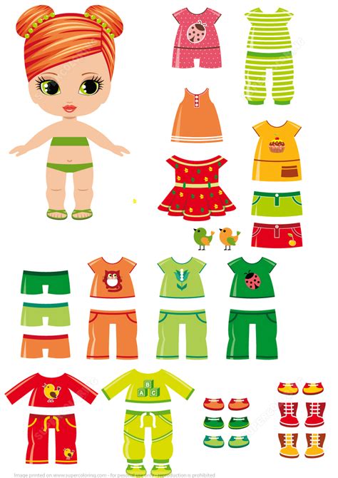 Doll printables for kids