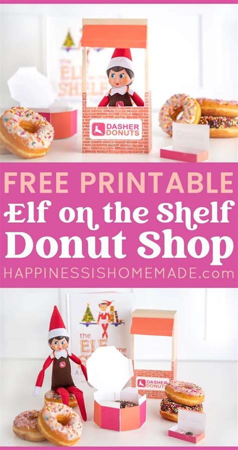 Donut Printables for Elf on the Shelf