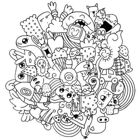 Doodle Coloring Page Inspiration