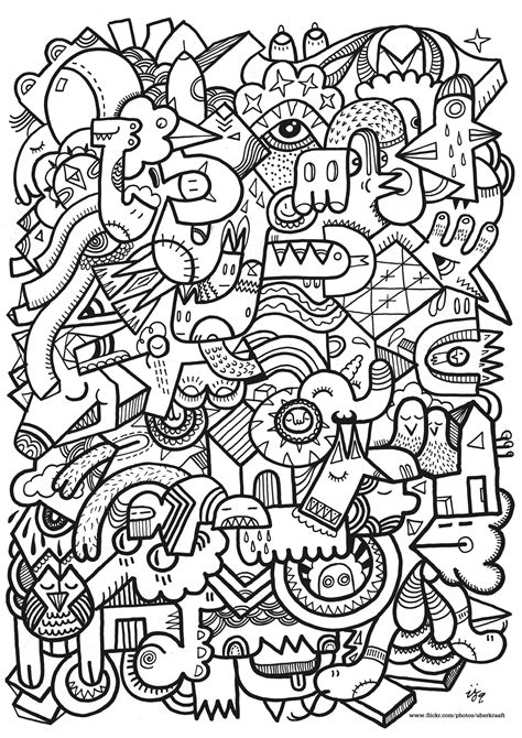 Doodle Coloring Pages Communities