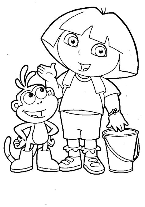 Dora Coloring Pages