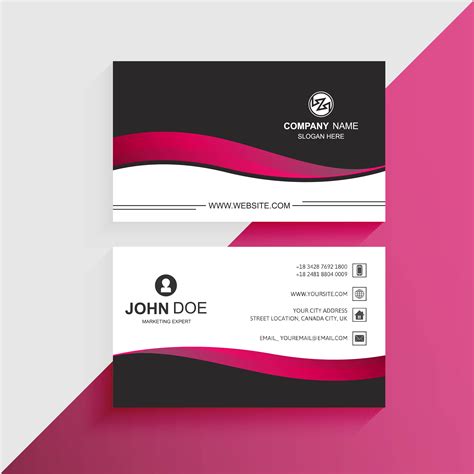 Double Sided Business Card Template Examples