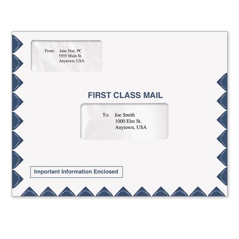 Double Window Envelope Templates for Special Occasions