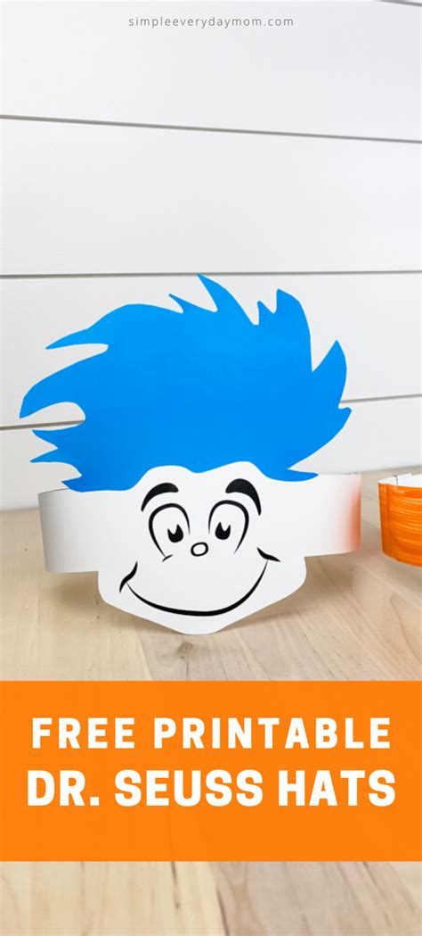 Dr. Seuss Hat Printable for Classrooms