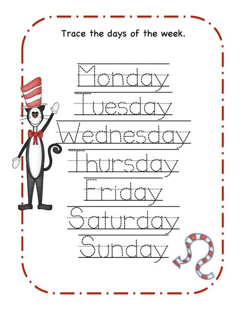 Dr. Seuss Learning Worksheets