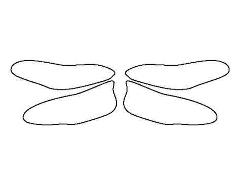 Dragonfly Wings Templates