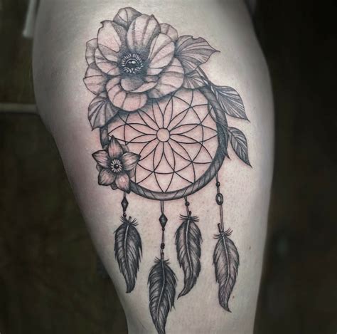 Ethereal dreamcatcher tattoos