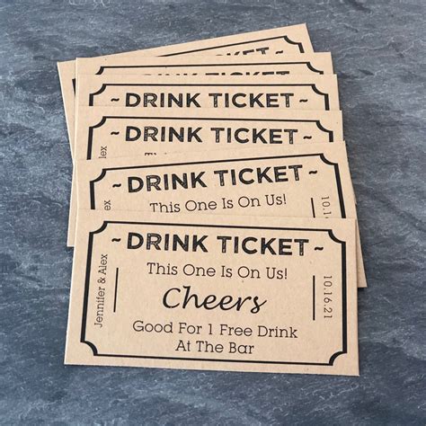 Description of Drink Tickets