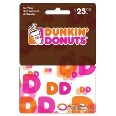 Dunkin' Donuts Gift Card Check Balance