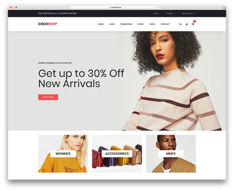 E-commerce Template Example